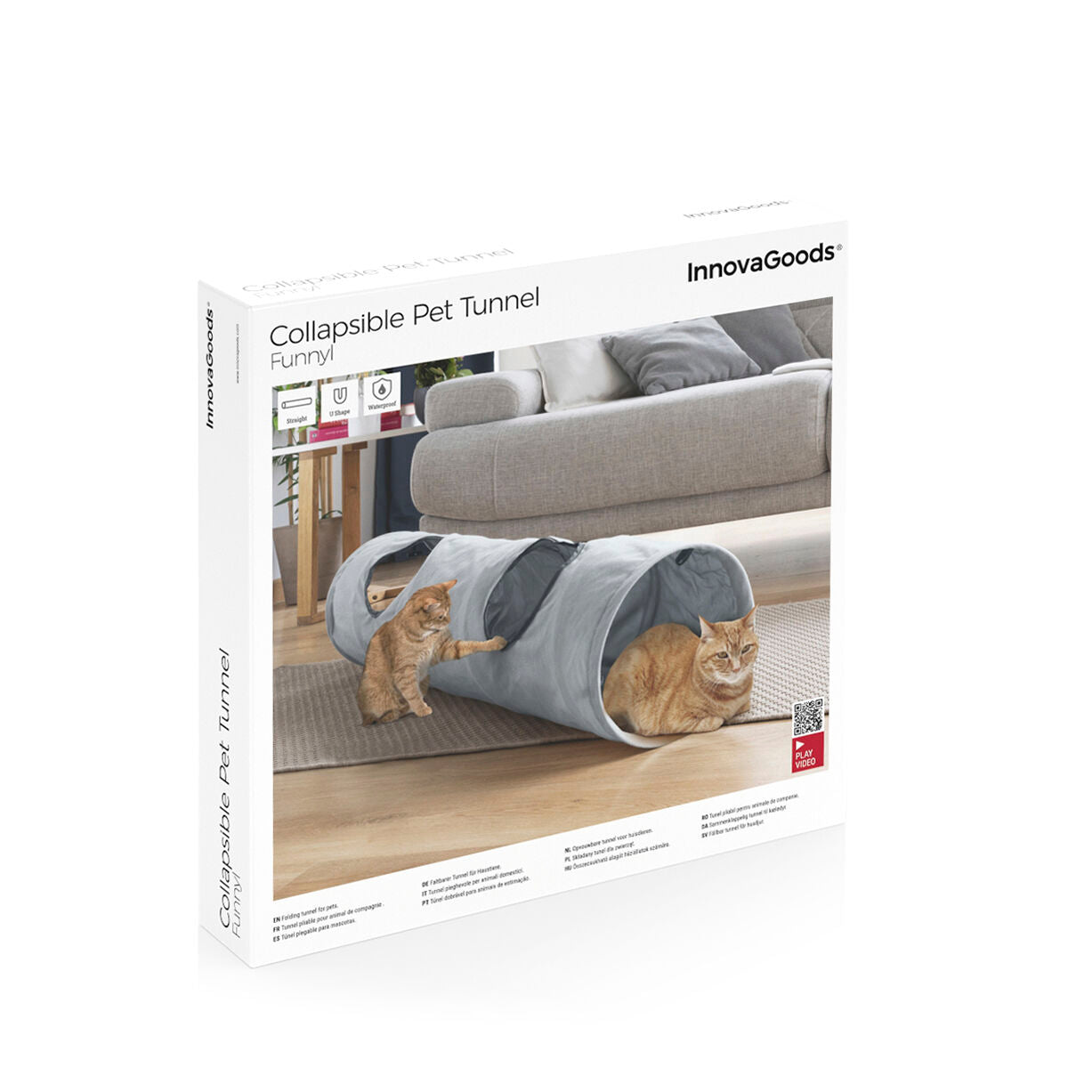 TÚºnel Plegable para Mascotas Funnyl – InnovaGoods