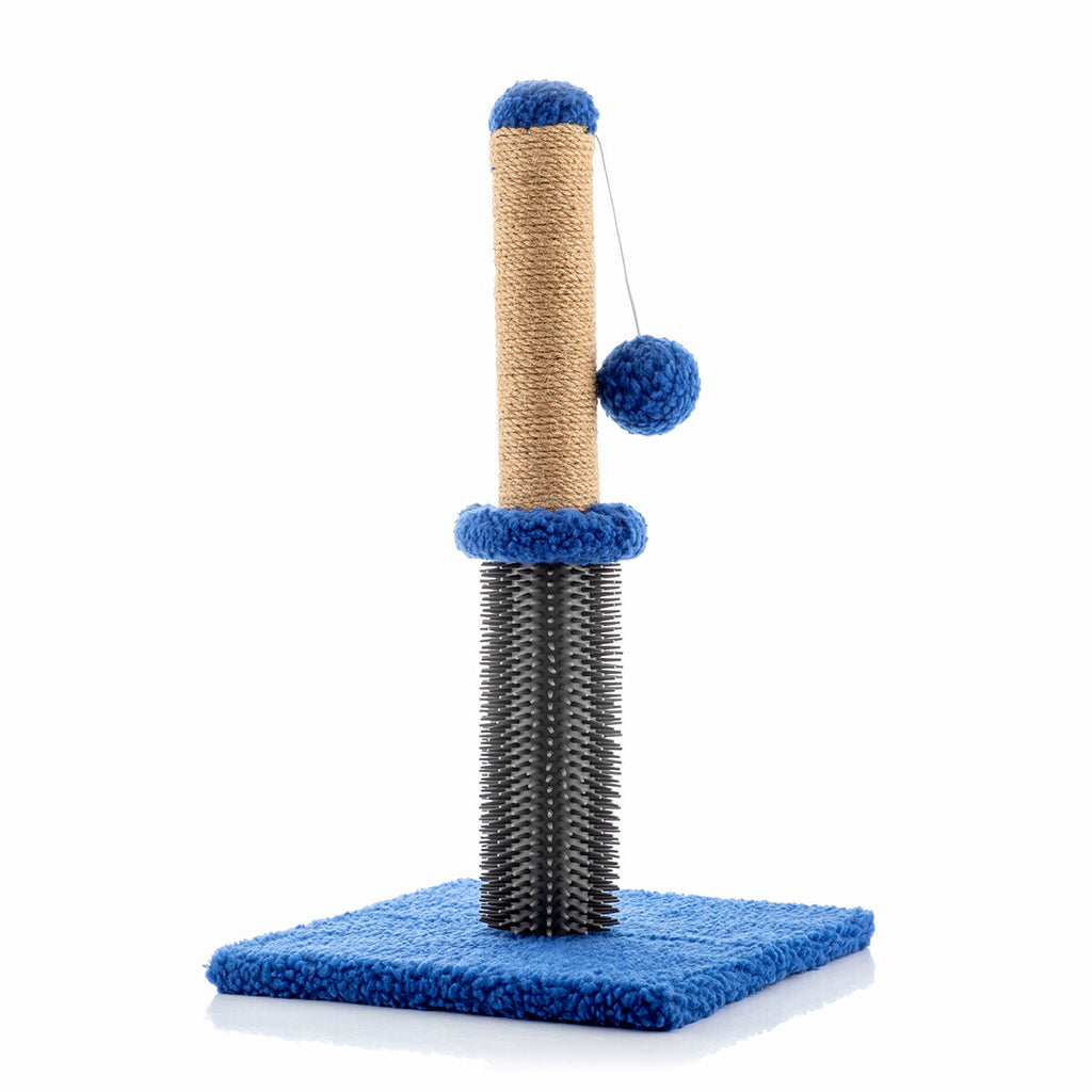 Rascador con masajeador y pelota para gatos